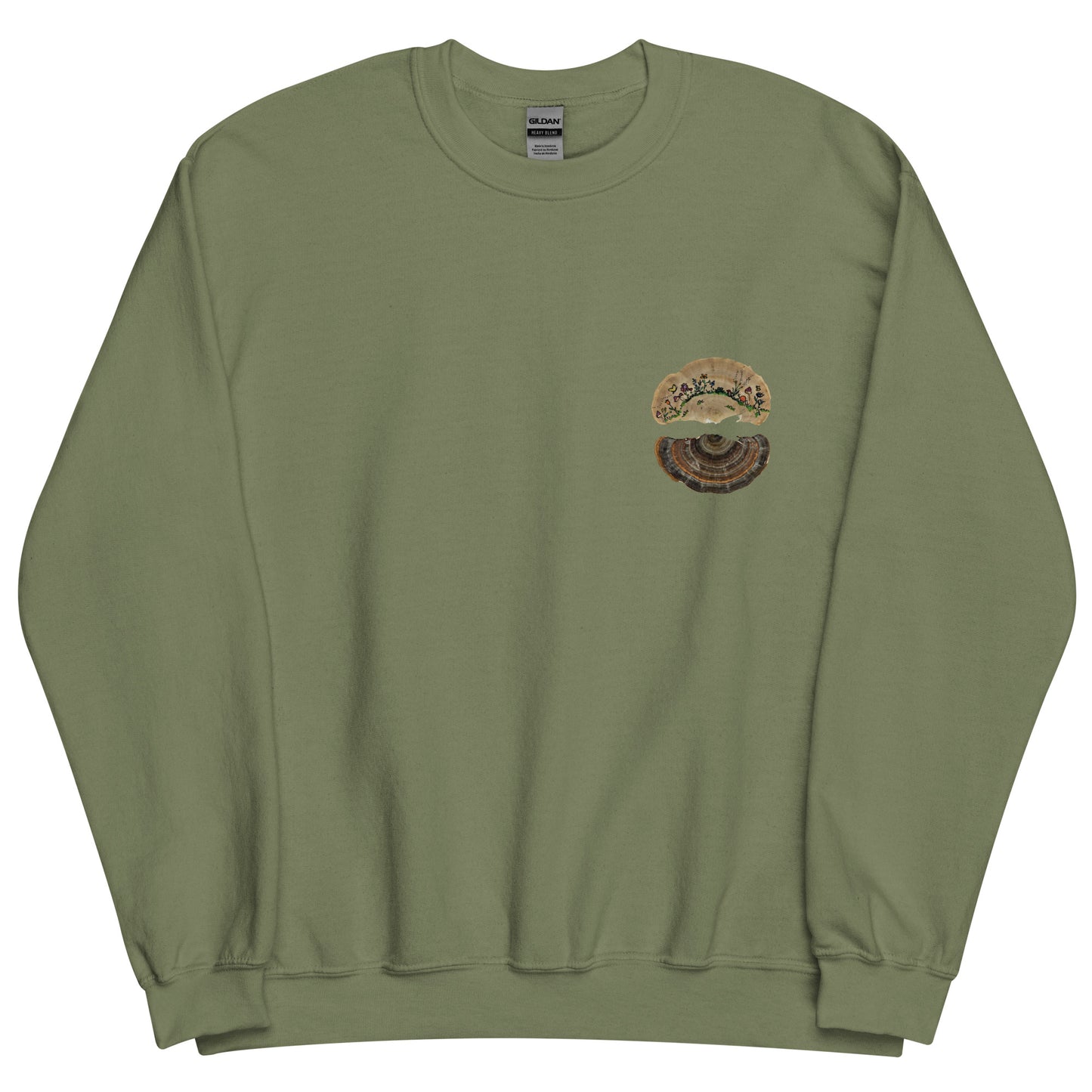 Turkey Tails Mushroom (Haloʻo) Crewneck